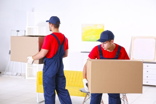 Man and van moving service in Kensington with local residential streets