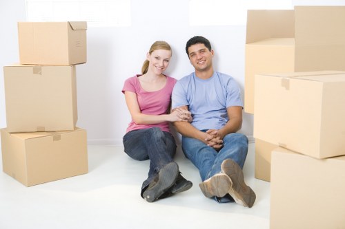 Risk assessment being completed before a man and van Kensington move