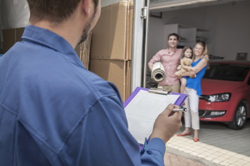 Moving team handling residential relocation in Kensington