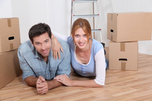 Packing and preparing furniture for transport in Kensington