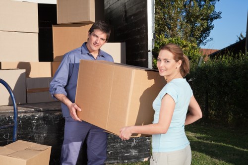 Household moving checklist and packed boxes ready for Kensington removalists