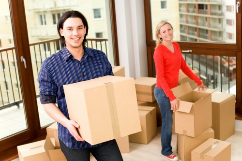 Careful furniture handling during a Kensington property relocation
