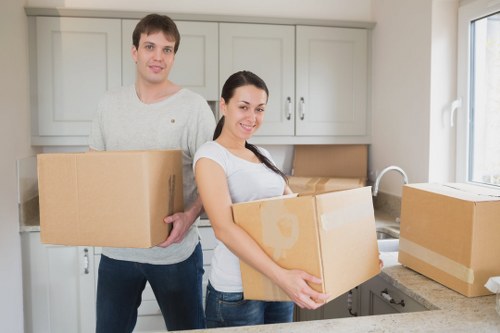 Local flat removal service navigating Kensington parking and building access